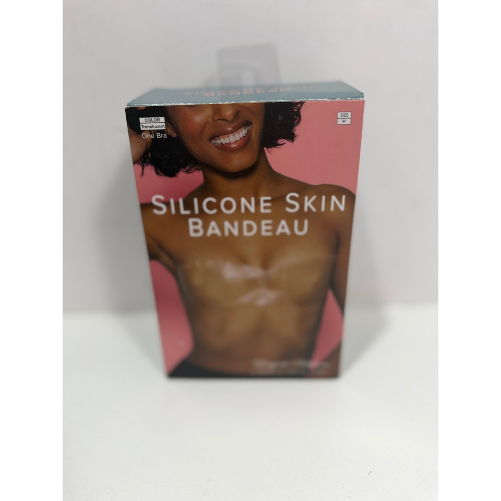 Fashion Forms Silicone Skin Bandeau Translucent Reusable Adhesive Bra Size‎ M
